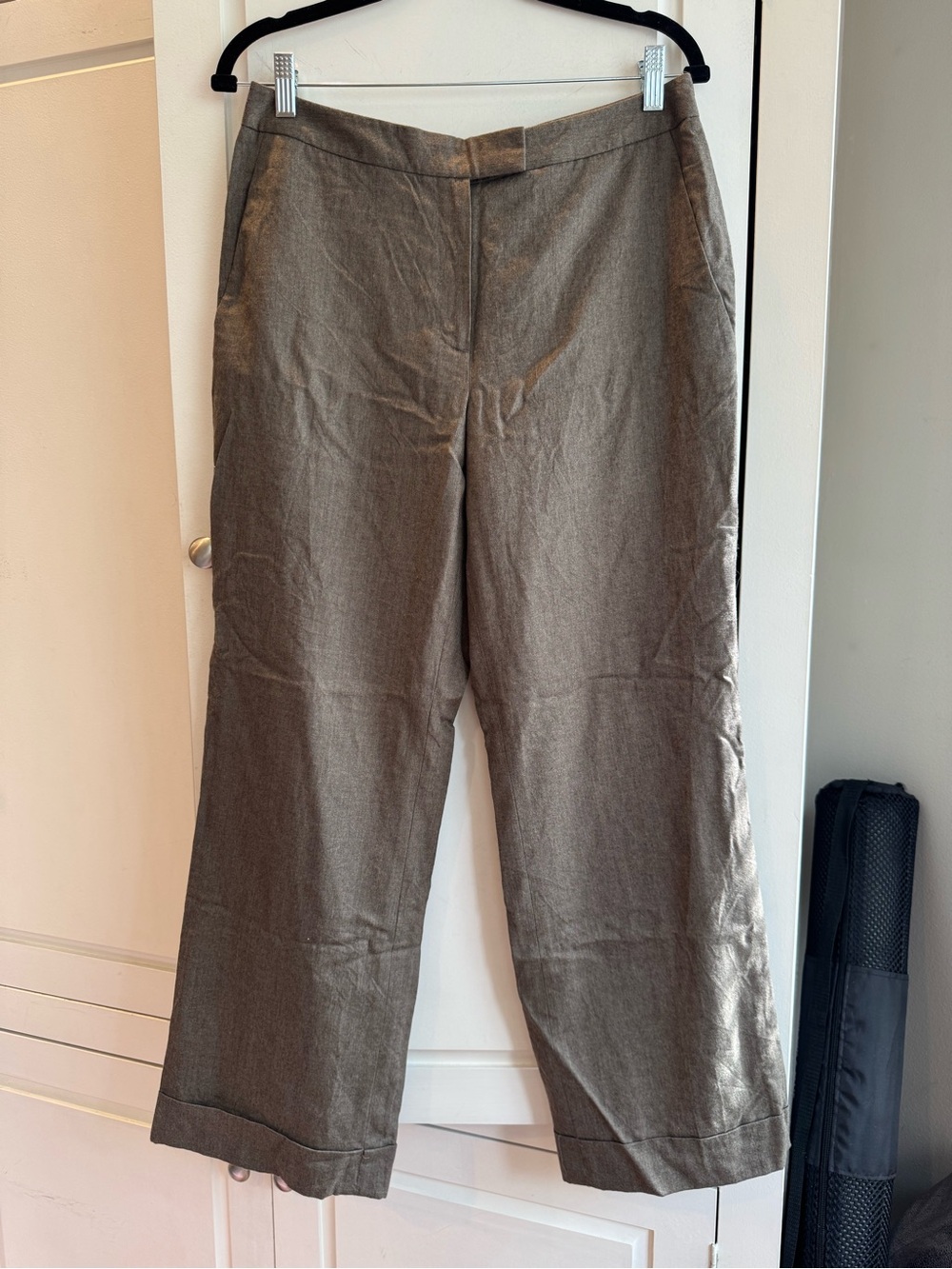 Brooks Brothers Brown Straight-Leg Dress Pants